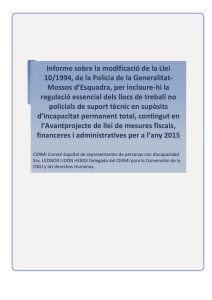 Cermi i ailmed i Proposta de llei