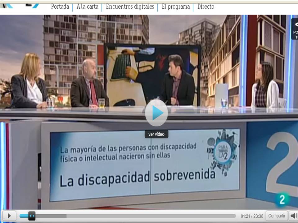 La discapacidad sobrevenida muchas veces nos obliga a aprender a vivir