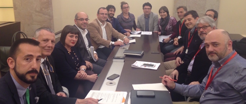 Reunió al Parlament de Catalunya amb tots els grups parlamentaris per tirar endavant la llei de segona activitat