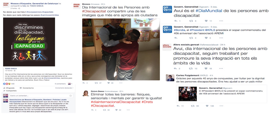 Cap esment ni del Govern ni dels nostres cossos recordant als propis discapacitats en el Dia Internacional de les Persones amb Discapacitat